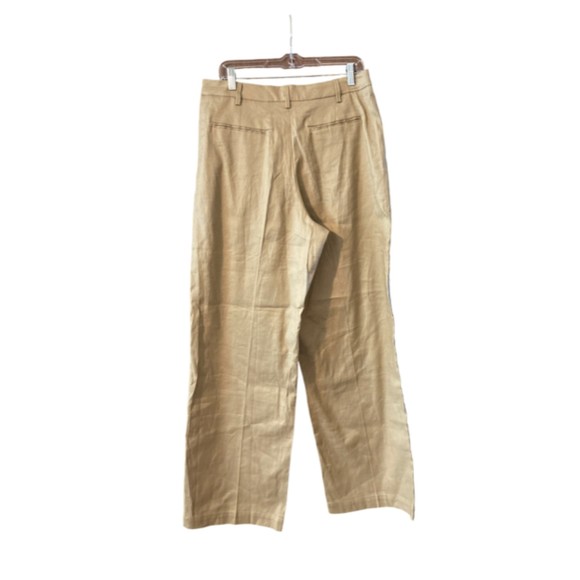 NWT Rails Women's Marnie Wide Leg Linen Blend Pants  size 12 in Driftwood - Picture 4 of 9